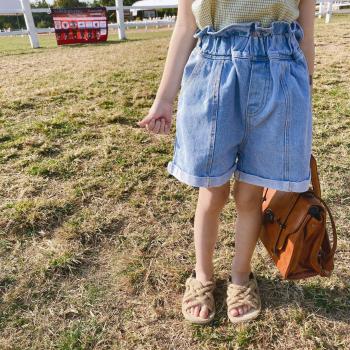 Summer Floral High Waist Shorts for Girls