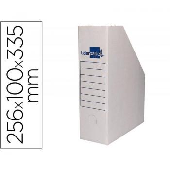 Organizador de Revistas Líder Papel Cartão Branco 256x100x335 mm