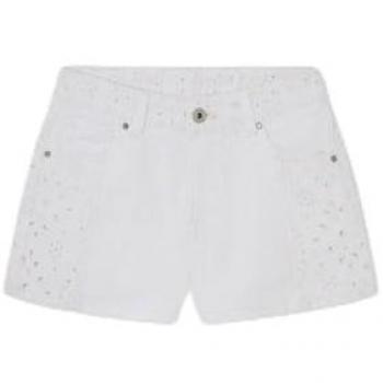 Pantaloncini Pepe jeans denim Anglaise Fit per bambine da 10 anni