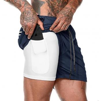 Bermudas Doble Capa para Entrenamiento Marina de Guerra