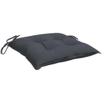 Coussins de chaise double en tissu Oxford – couleur anthracite