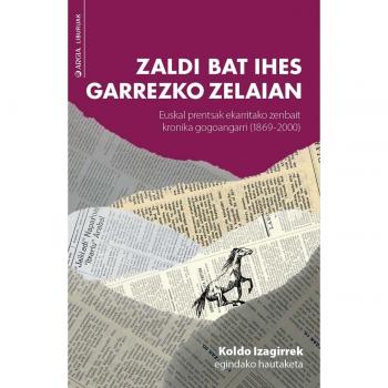 Zaldi bat ihes garrezko zelaian-euskal prentsak.