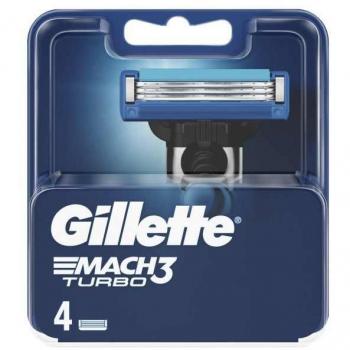 4‑Stück Mach 3 Turbo Rasierklinge Set (Gillette)