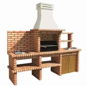 Barbecue à bois et charbon de bois modèle Luxor Royal