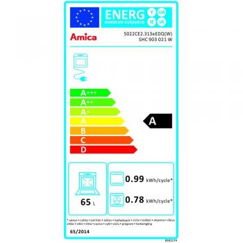 Amica SHC 903 021 W Herdset, weiß, 50 cm
