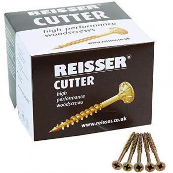Reisser Cutter H/P Tornillos de Madera Amarillo 4mm x 40mm (≈200)