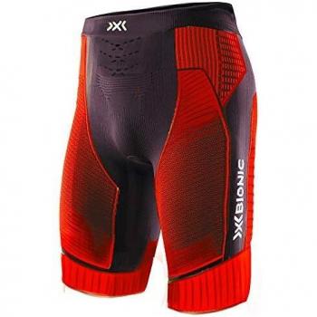 X-Bionic Malla Corta EFFEKTOR G2 Run Hombre Negro/Verde Ácido Talla XL