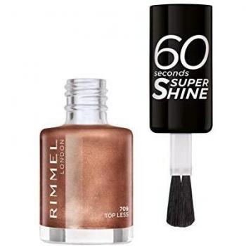 Rimmel 60‑Second Super Gloss 709 Nail Lacquer (No Top Layer)