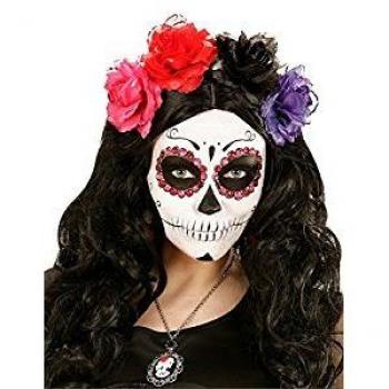 Rosen‑ und Rotstraßsteinchen, 40 Stück – Dia de los Muertos Edition