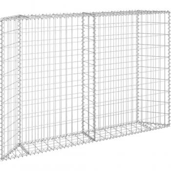 Macetero Trapecio Jardín Elevado 150 cm de Acero