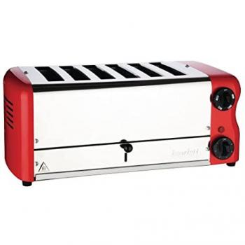 Rowlett Esprit 6 Slice Traffic Red Toaster