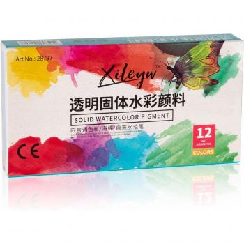48 Colors Watercolor Art Supplies Set with Brush Pen