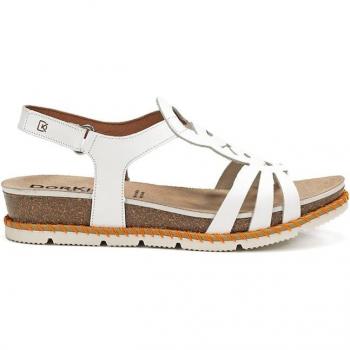 Cuña de Piel Dorking D9322 TX Blanco