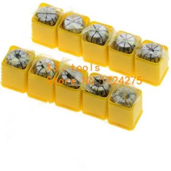 Juego de 10 Pinzas ER8, 1mm-5mm, 1/8 (3.175mm) para Fresadora CNC