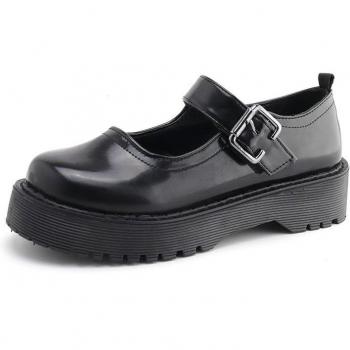 All-Match Black Doll Shoes for Women