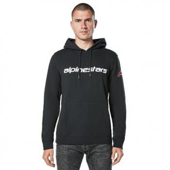 Alpinestars Red and White Logo Hoodie, Size Small, Black