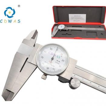 Shockproof Metric Measuring Tool Dial Calipers 0-200 mm 0.01mm