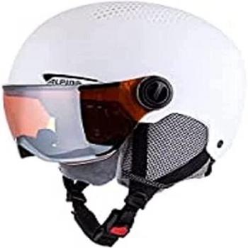 Alpina Sports Skihelm Alpina Arber Visor Q-Lite white matt A9228