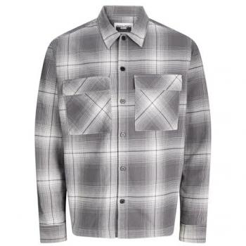 Camicia Junior Jack & Jones a Tonnellata Pietra-Bianco