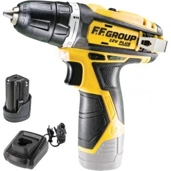 FF‑Group CDD 12V PLUS Trapano‑Avvitatore Batteria Per Semi‑Professionisti