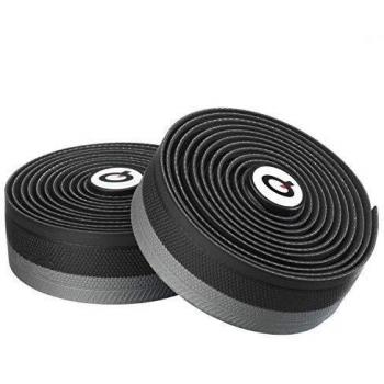 Cinta de manillar Prologo Onetouch 2 Negro Gris, material suave y duradero, diseño antideslizante, fácil instalación, acolchado para mayor comodidad, resistente al agua y a la abrasión
