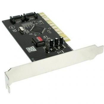 Scheda Controllore HDD InLine® 14044 2 Cani 32 Bit PCI Nera