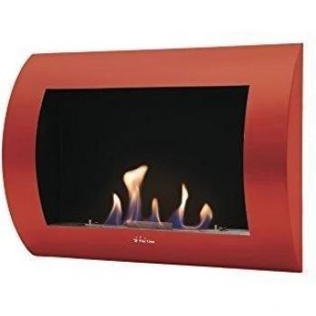 Purline INOX-CLASIC R Biochimenea Eléctrica de Pared 1500W Rojo