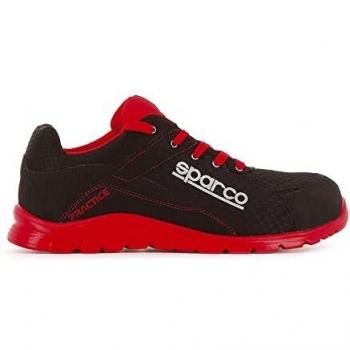 Sparco Sneakers de sécurité Jacques Taille 36 Noir/Rouge S1P