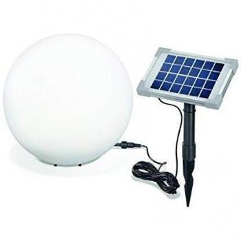Solar‑LED‑Sphere 30 cm – 8 Farboptionen inklusive Warm-/Kaltweiß