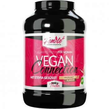 Haselnuss Vibe LADIES 1000 g Proteinmix – Vegan‑Shakespeare für Frauen