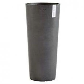 Vaso Ecopots Amsterdam grigio scuro H 70 cm Ø 32 cm