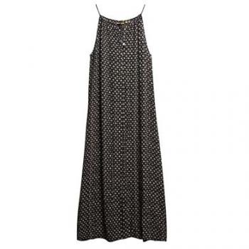 Superdry Robe Cami Plage Noir
