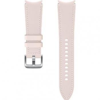 Bracelet Hybride en Cuir Rose pour Galaxy Watch4 / 4 Classic