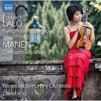 TIANWA YANG Lalo Manen Violin Concertos NAXOS CD NEW Signed NEU Signiert