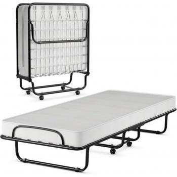 80x190cm Gästebett mit 10cm Dicker Memoryschaum-Matratze