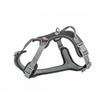 Premium Active Black Dog Harness by Trixie – Size L–XL