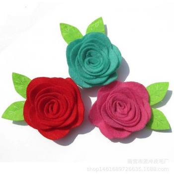 Felt Cloth Floral Hairpin Collection