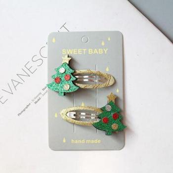 Holiday Hair Barrettes for Girls