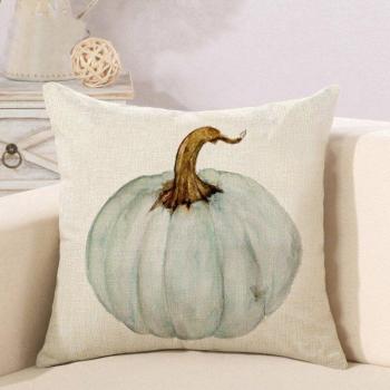 Fall-Themed Pumpkin Cushion Cover