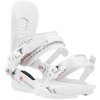 Union TRILOGY 2025 Fixations de Snowboard blanche