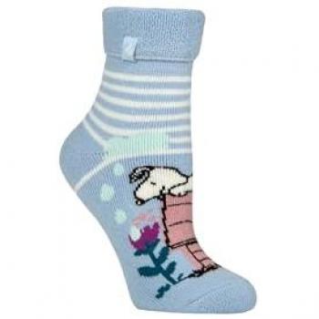 Blue Snoopy Thermal Lounge Socks (1.6 TOG) – Women’s Pair
