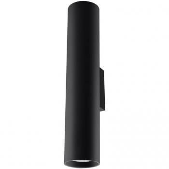 Lagos 2 Modern Wall Lamp Black