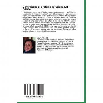 Generazione di proteine di fusione TAT-C/EBP¿: Studio degli effetti biologici in un modello cellulare di Leucemia Mieloide Cronica