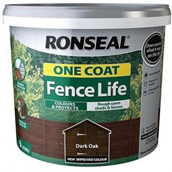 Ronseal One Coat Fence Life Dark Oak 9L