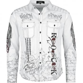 Camicia Maniche Lunghe Uomo Rock Rebel by EMP