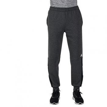 Adidas Herren Fleece-Leggings mit Sports ID – Melange/Schwarz – XL