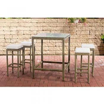 Gartenmöbel-Set Alia 5mm in Cremeweiß