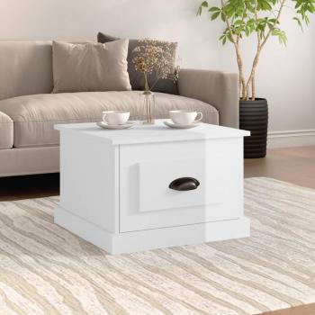 VidaXL Coffee Table 50x50x35 cm High Gloss White
