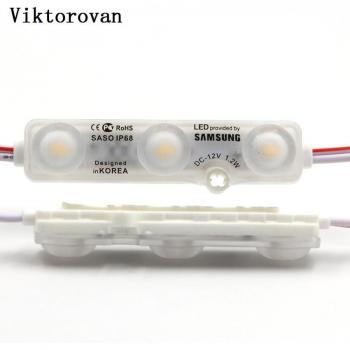 50pcs Warm White LED Module SMD 5730 IP68 Waterproof DC 12V