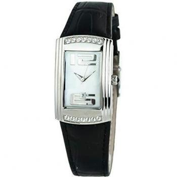 Chronotech Dameshorloge CT7017L-03S (Ø 25 mm) Transparant met Leren Band